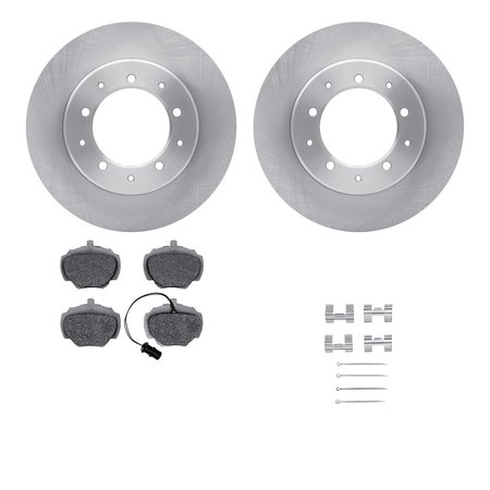 DYNAMIC FRICTION CO 6512-11048, Rotors with 5000 Advanced Brake Pads includes Hardware 6512-11048